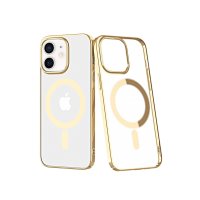 Newface iPhone 11 Kılıf Element Magneticsafe Sert Kapak - Gold