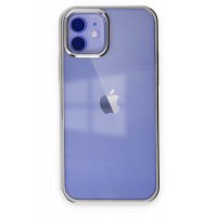 Newface iPhone 11 Kılıf Element Silikon - Gümüş