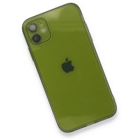 Newface iPhone 11 Kılıf Fly Lens Silikon - Yeşil