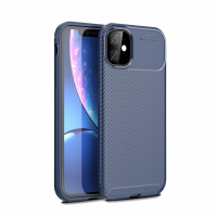 Newface iPhone 11 Kılıf Focus Karbon Silikon - Lacivert