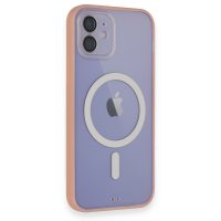 Newface iPhone 11 Kılıf Grand Magneticsafe Kapak - Pembe