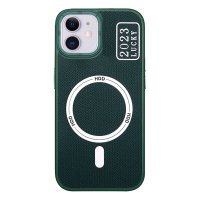 HDD iPhone 11 Kılıf HBC-157 Granada Magneticsafe Kapak - Koyu Yeşil