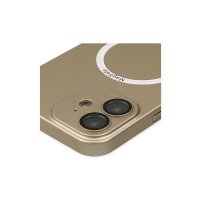 Newface iPhone 11 Kılıf Jack Magneticsafe Lens Silikon - Gold