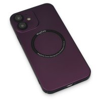 Newface iPhone 11 Kılıf Jack Magneticsafe Lens Silikon - Mürdüm