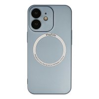 Newface iPhone 11 Kılıf Jack Magneticsafe Lens Silikon - Sierra Blue