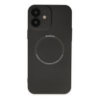 Newface iPhone 11 Kılıf Jack Magneticsafe Lens Silikon - Siyah