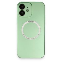 Newface iPhone 11 Kılıf Jack Magneticsafe Lens Silikon - Yeşil