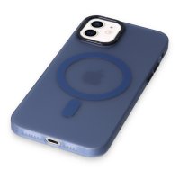 Newface iPhone 11 Kılıf Lodos Magneticsafe Mat Kapak - Mavi