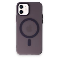 Newface iPhone 11 Kılıf Lodos Magneticsafe Mat Kapak - Mor