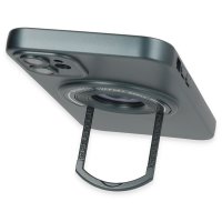 Newface iPhone 11 Kılıf Lukka Magneticsafe Kapak - Koyu Yeşil