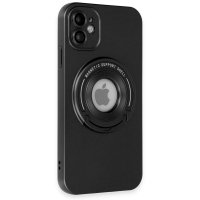 Newface iPhone 11 Kılıf Lukka Magneticsafe Kapak - Siyah