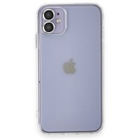 Newface iPhone 11 Kılıf Luko Lens Silikon - Gümüş
