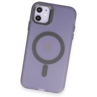 Joko iPhone 11 Kılıf Mateks Magsafe Kapak - Derin Mor