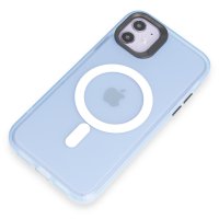 Joko iPhone 11 Kılıf Mateks Magsafe Kapak - Sierra Blue