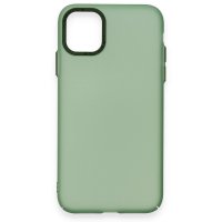 Newface iPhone 11 Kılıf Modos Metal Kapak - Koyu Yeşil