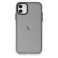 Newface iPhone 11 Kılıf Modos Metal Kapak - Siyah