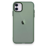 Newface iPhone 11 Kılıf Modos Metal Kapak - Yeşil