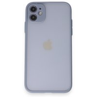 Newface iPhone 11 Kılıf Montreal Silikon Kapak - Gri
