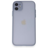 Newface iPhone 11 Kılıf Montreal Silikon Kapak - Gri