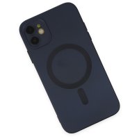 Newface iPhone 11 Kılıf Moshi Lens Magneticsafe Silikon - Lacivert