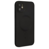 Newface iPhone 11 Kılıf Moshi Lens Magneticsafe Silikon - Siyah