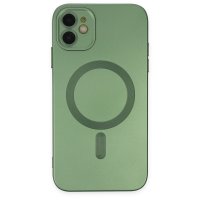 Newface iPhone 11 Kılıf Moshi Lens Magneticsafe Silikon - Yeşil