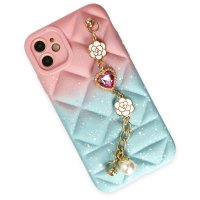 Newface iPhone 11 Kılıf Mozart Elcekli Silikon - Turkuaz