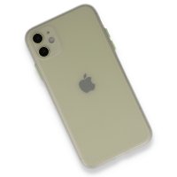 Newface iPhone 11 Kılıf PP Ultra İnce Kapak - Beyaz