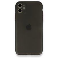 Newface iPhone 11 Kılıf PP Ultra İnce Kapak - Gri