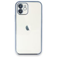 Newface iPhone 11 Kılıf Razer Lensli Silikon - Açık Mavi