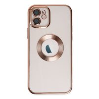 Newface iPhone 11 Kılıf Slot Silikon - Rose Gold