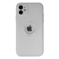 Newface iPhone 11 Kılıf Vamos Lens Silikon - Gümüş