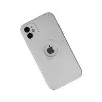 Newface iPhone 11 Kılıf Vamos Lens Silikon - Gümüş