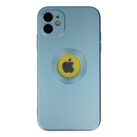 Newface iPhone 11 Kılıf Vamos Lens Silikon - Mavi
