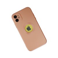 Newface iPhone 11 Kılıf Vamos Lens Silikon - Turuncu