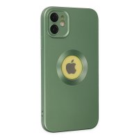 Newface iPhone 11 Kılıf Vamos Lens Silikon - Yeşil
