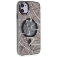 Newface iPhone 11 Kılıf Venüs Magneticsafe Desenli Kapak - Venüs - 3