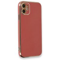 Newface iPhone 11 Kılıf Volet Silikon - Kırmızı