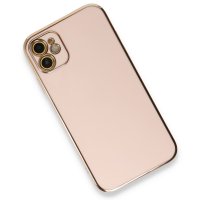 Newface iPhone 11 Kılıf Volet Silikon - Pembe