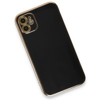 Newface iPhone 11 Kılıf Volet Silikon - Siyah