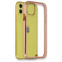 Newface iPhone 12 Kılıf Liva Silikon - Açık Pembe