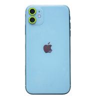 Newface iPhone 11 Neon Fosforlu Kamera Lens - Yeşil