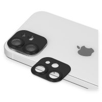 Newface iPhone 11 Pers Alüminyum Kamera Lens - Siyah