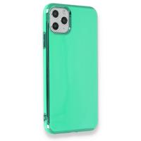 Newface iPhone 11 Pro Kılıf İkon Silikon - Yeşil