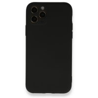 Newface iPhone 11 Pro Kılıf Nano içi Kadife  Silikon - Siyah