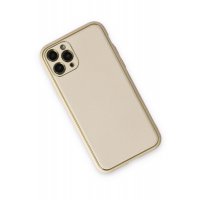 Newface iPhone 11 Pro Kılıf Coco Deri Silikon Kapak - Beyaz