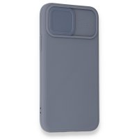 Newface iPhone 11 Pro Kılıf Color Lens Silikon - Gri