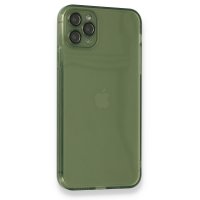 Newface iPhone 11 Pro Kılıf Fly Lens Silikon - Yeşil