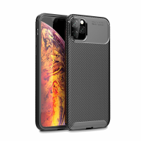 Newface iPhone 11 Pro Kılıf Auto Focus Karbon Kapak - Siyah
