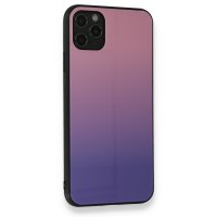 Newface iPhone 11 Pro Max Kılıf Grady Silikon - Pembe-Mor